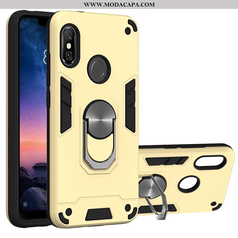 Capa Xiaomi Mi A2 Lite Protetoras Vermelho Telinha Cases Amarela Telemóvel Suporte Baratos