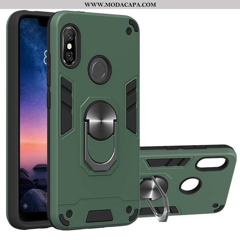 Capa Xiaomi Mi A2 Lite Protetoras Vermelho Telinha Cases Amarela Telemóvel Suporte Baratos