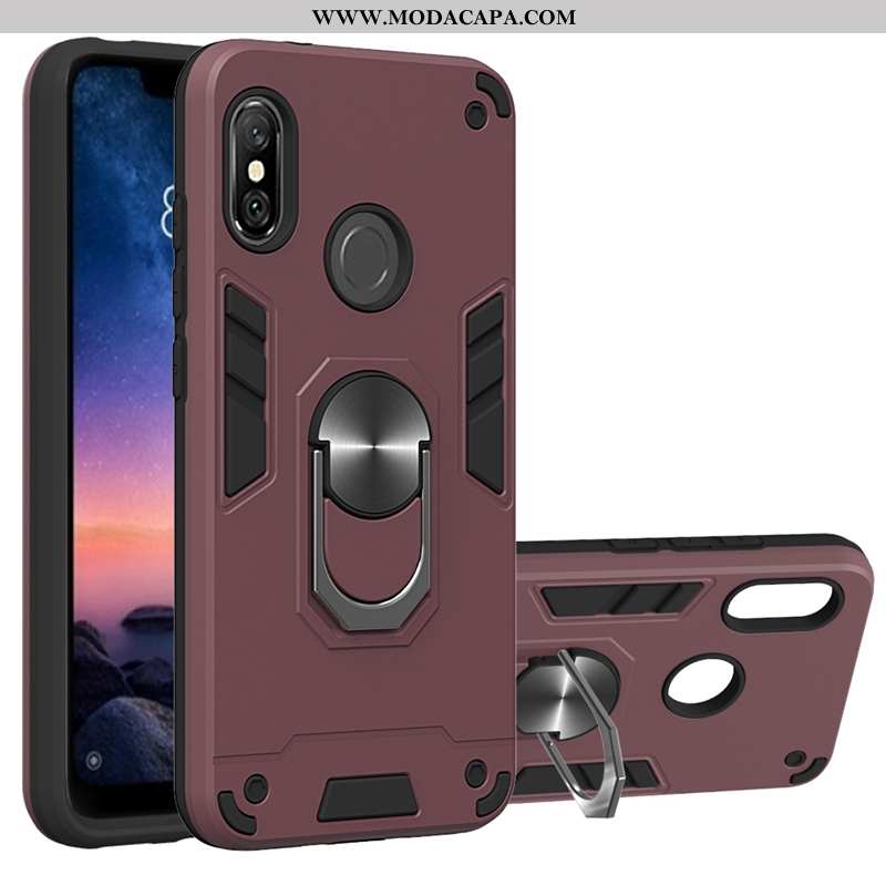 Capa Xiaomi Mi A2 Lite Protetoras Vermelho Telinha Cases Amarela Telemóvel Suporte Baratos