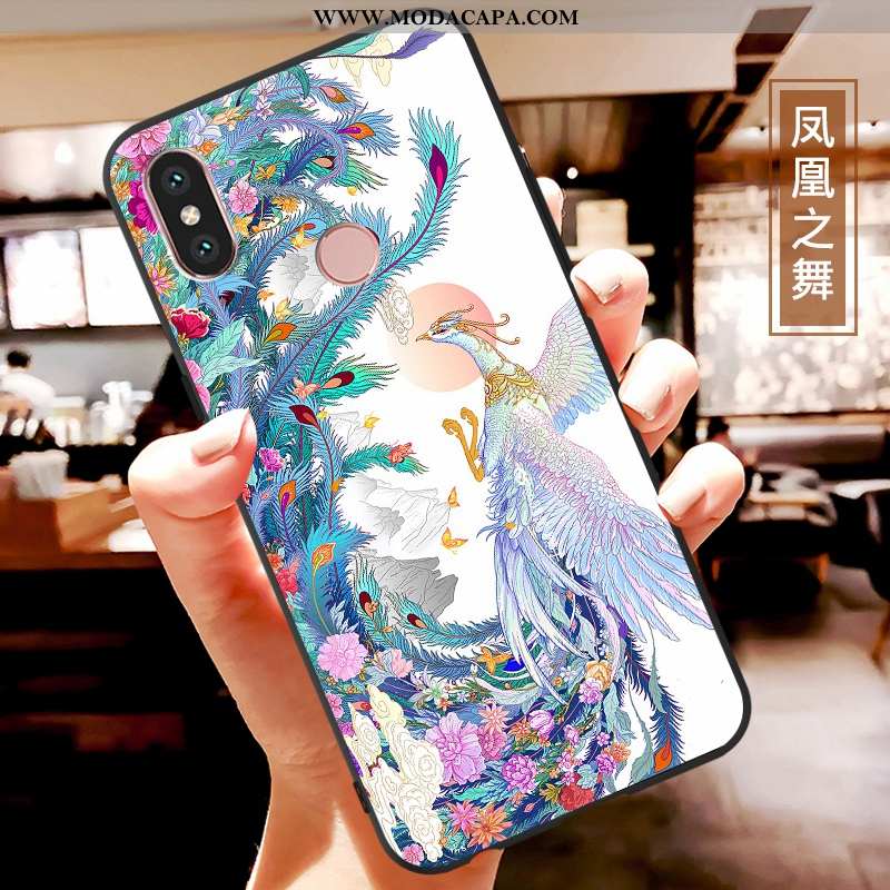 Capas Xiaomi Mi A2 Lite Fofas Soft Cola Desenho Animado Colorido Antiqueda Cases Promoção