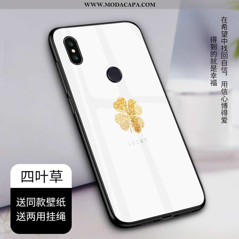 Capa Xiaomi Mi A2 Estiloso Tendencia Criativas Telemóvel Branco Novas Customizadas Barato