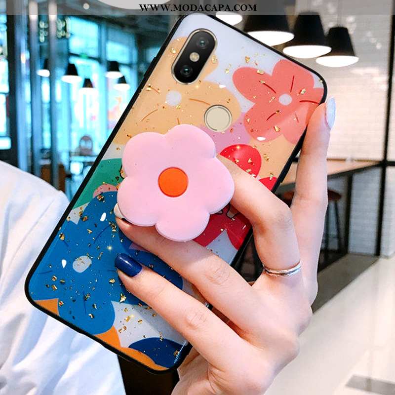 Capa Xiaomi Mi A2 Protetoras Novas Suporte Personalizada Traseira Tela Silicone Venda