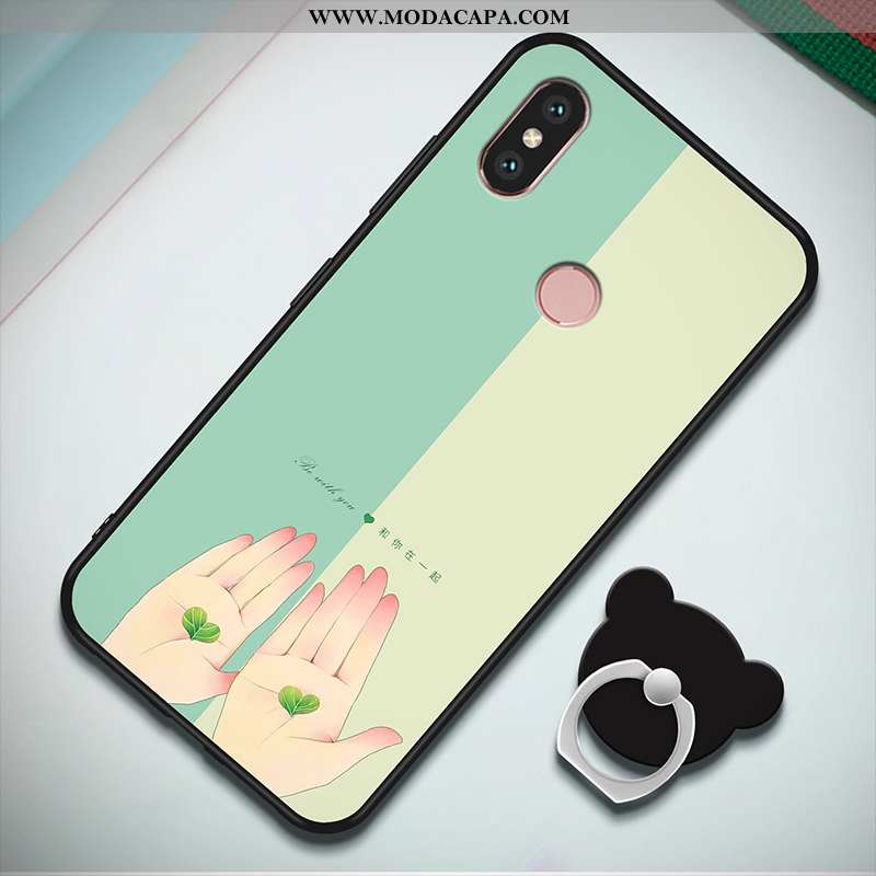 Capa Xiaomi Mi A2 Protetoras Cases Desenho Animado Suporte Soft Criativas Silicone Baratas
