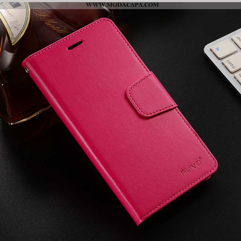 Capas Xiaomi Mi A2 Criativas Super Slim Couro Cover Vermelho Completa Online