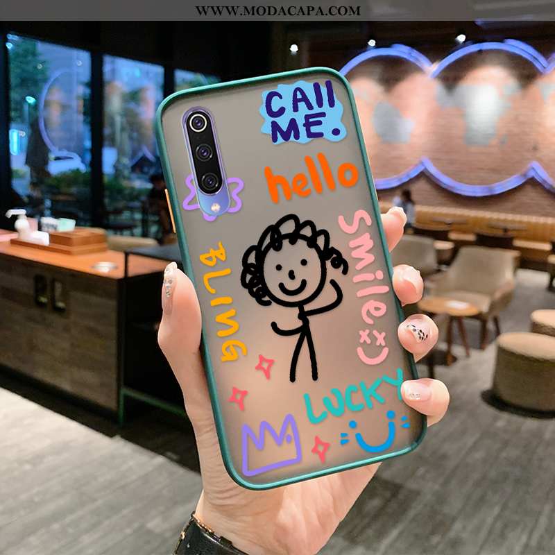 Capas Xiaomi Mi A3 Fofas Protetoras Simples Cor De Contraste Telemóvel Nova Antiqueda Barato