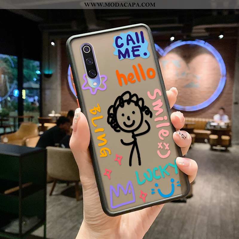 Capas Xiaomi Mi A3 Fofas Protetoras Simples Cor De Contraste Telemóvel Nova Antiqueda Barato