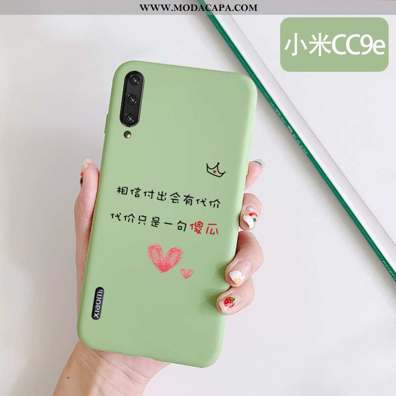 Capa Xiaomi Mi A3 Cases Verde Casal Pequena Antiqueda Novas Simples Promoção