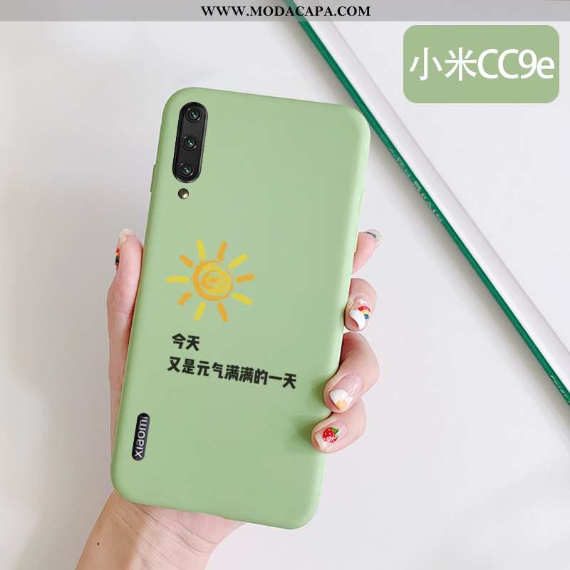 Capa Xiaomi Mi A3 Cases Verde Casal Pequena Antiqueda Novas Simples Promoção