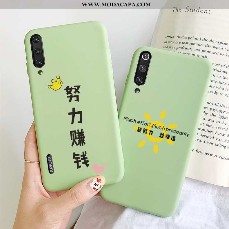 Capa Xiaomi Mi A3 Cases Verde Casal Pequena Antiqueda Novas Simples Promoção