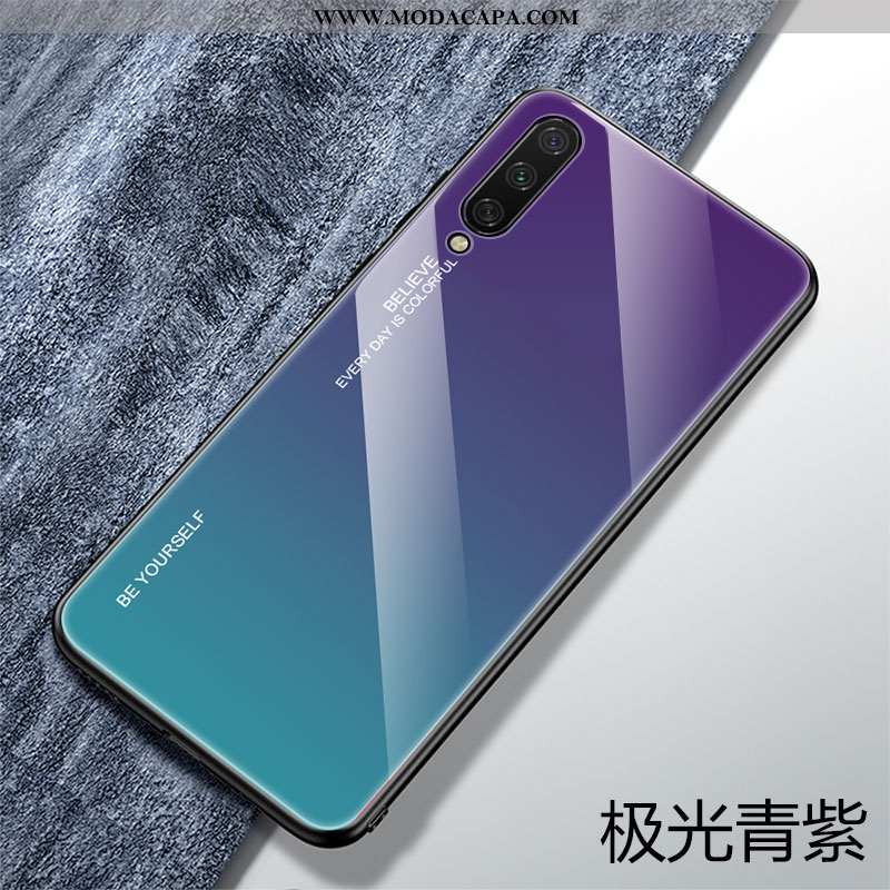 Capa Xiaomi Mi A3 Silicone Tendencia Gradiente Completa Resistente Cases Protetoras Baratos