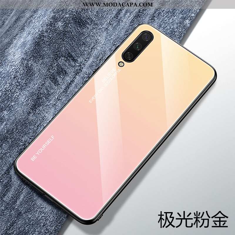 Capa Xiaomi Mi A3 Silicone Tendencia Gradiente Completa Resistente Cases Protetoras Baratos