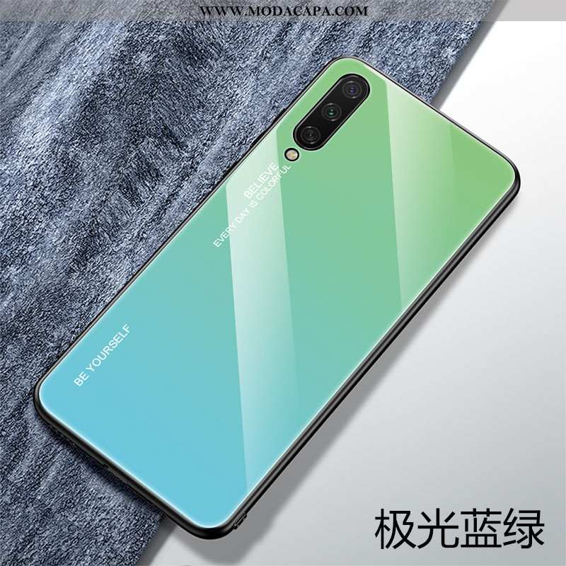 Capa Xiaomi Mi A3 Silicone Tendencia Gradiente Completa Resistente Cases Protetoras Baratos