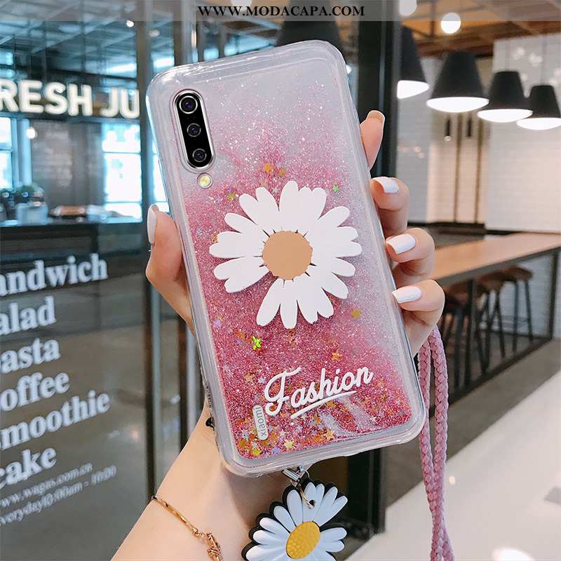 Capas Xiaomi Mi A3 Personalizada Telinha Criativas Completa Crisântemo Malha Telemóvel Barato