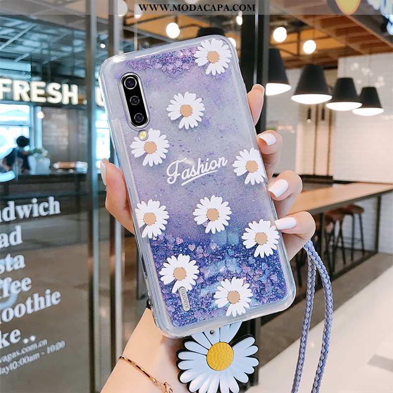 Capas Xiaomi Mi A3 Personalizada Telinha Criativas Completa Crisântemo Malha Telemóvel Barato