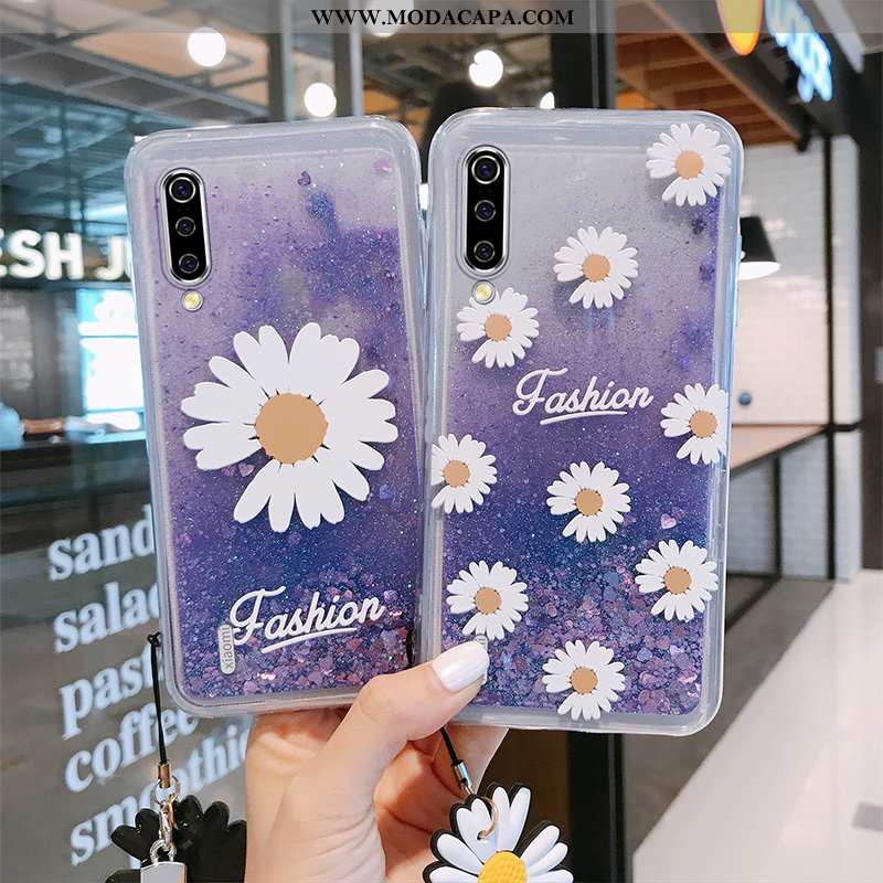 Capas Xiaomi Mi A3 Personalizada Telinha Criativas Completa Crisântemo Malha Telemóvel Barato