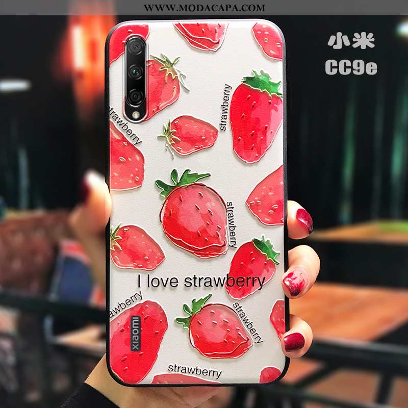 Capas Xiaomi Mi A3 Silicone Telinha Cases Coração Verão Personalizada Antiqueda Baratos