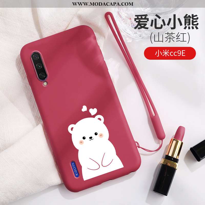 Capas Xiaomi Mi A3 Criativas Slim Telemóvel Telinha Vermelho Desenho Animado Online