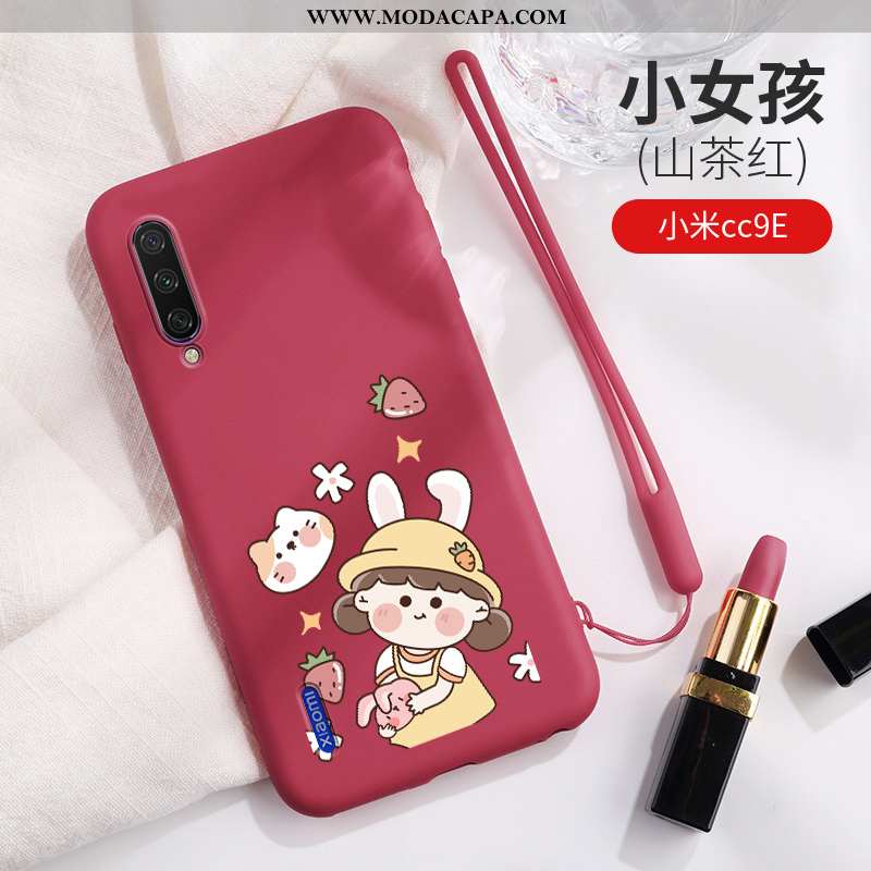 Capas Xiaomi Mi A3 Criativas Slim Telemóvel Telinha Vermelho Desenho Animado Online