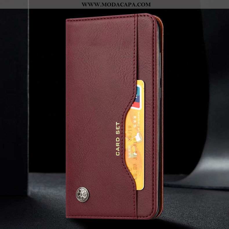 Capa Xiaomi Mi A3 Couro Telemóvel Cases Antiqueda Protetoras Legitimo Cover Capas Comprar