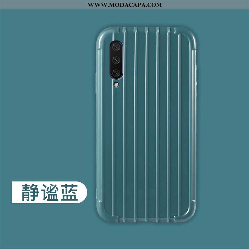 Capas Xiaomi Mi A3 Soft Antiqueda Brilhante Calor Azul Cases Baratas