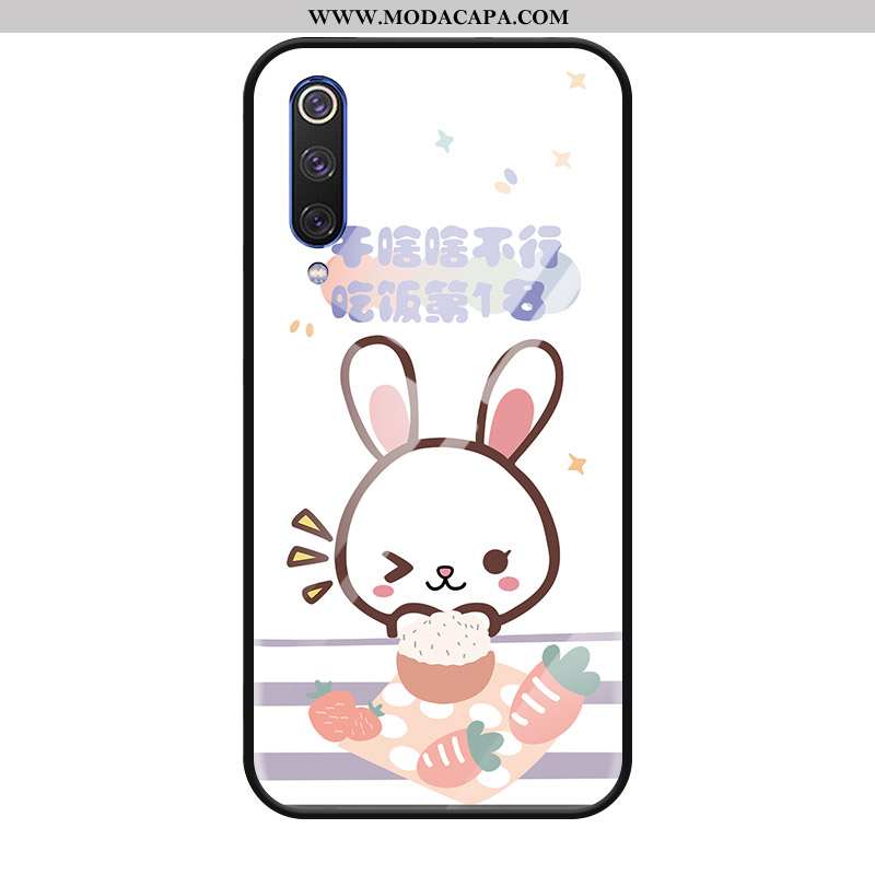 Capa Xiaomi Mi A3 Vidro Cases Desenho Animado Fosco Protetoras Cordao Coração Promoção