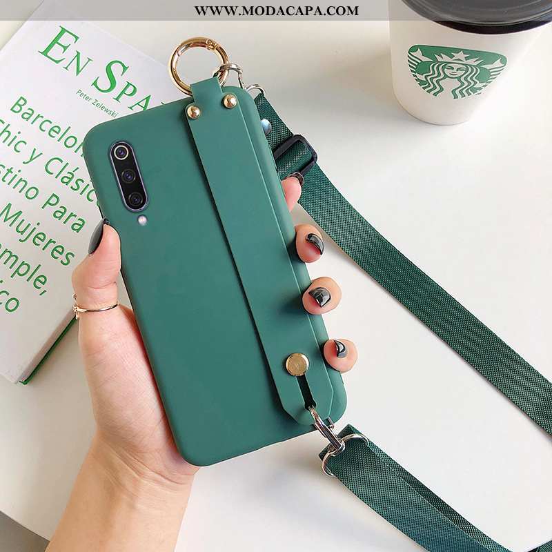 Capas Xiaomi Mi A3 Cordao Suporte Criativas Fosco Lisas Costume Wrisband Barato