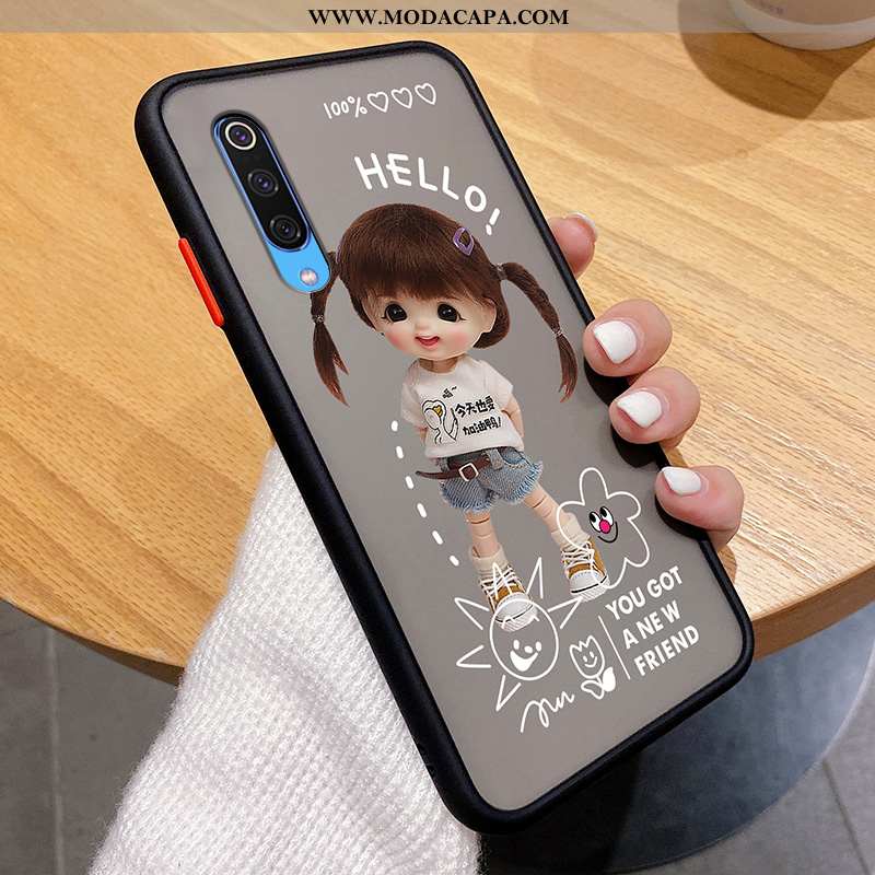 Capas Xiaomi Mi A3 Fosco Criativas Anime Vermelho Tendencia Telemóvel Personalizada Online