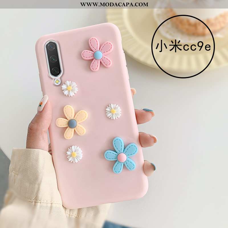 Capa Xiaomi Mi A3 Silicone Capas Cases Floridas Telinha Telemóvel Antiqueda Comprar