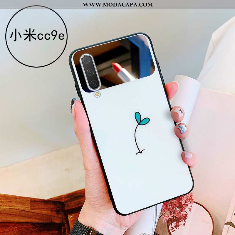 Capas Xiaomi Mi A3 Personalizada Telinha Vermelho Simples Vidro Malha Barato