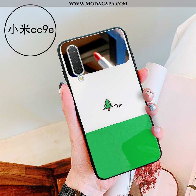 Capas Xiaomi Mi A3 Personalizada Telinha Vermelho Simples Vidro Malha Barato