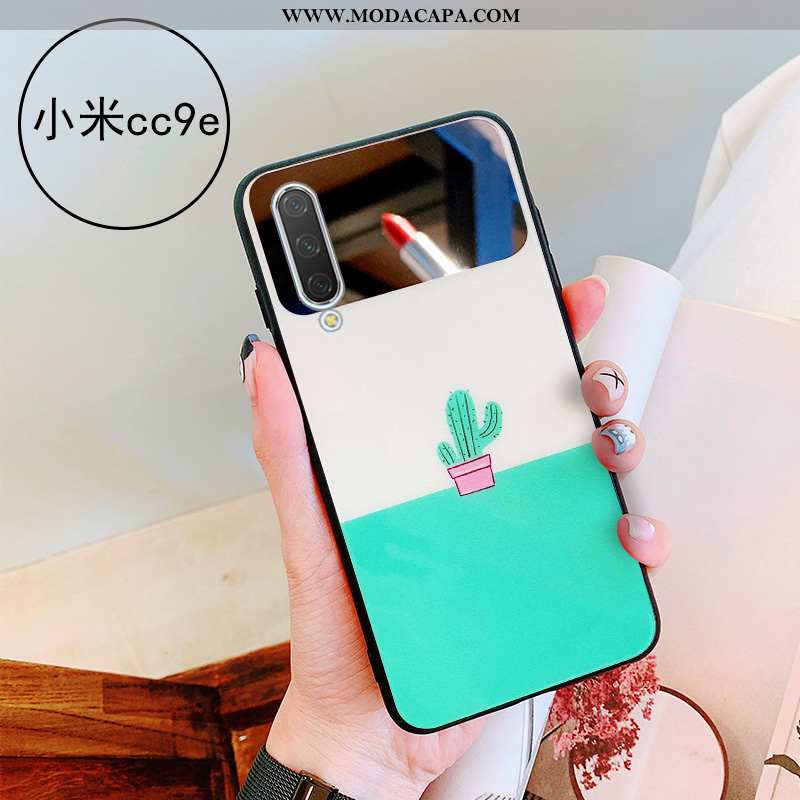 Capas Xiaomi Mi A3 Personalizada Telinha Vermelho Simples Vidro Malha Barato