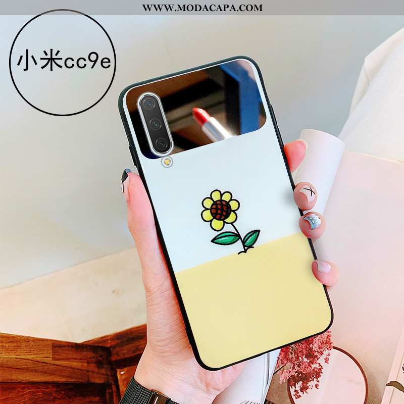 Capas Xiaomi Mi A3 Personalizada Telinha Vermelho Simples Vidro Malha Barato