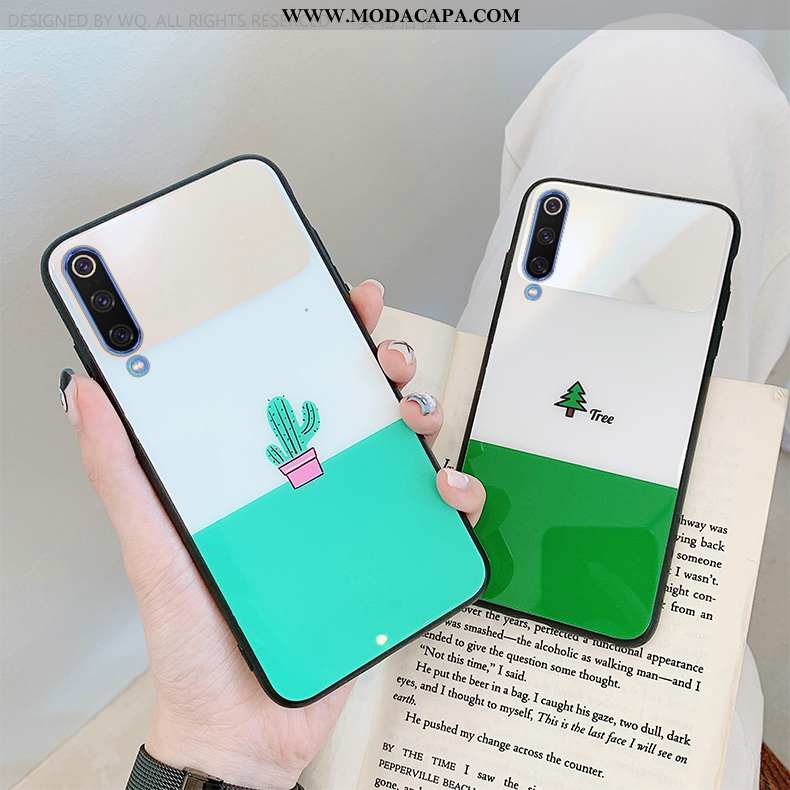 Capas Xiaomi Mi A3 Personalizada Telinha Vermelho Simples Vidro Malha Barato