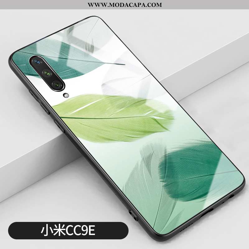 Capas Xiaomi Mi A3 Tendencia Minimalista Antiqueda Telemóvel Verde Novas Promoção