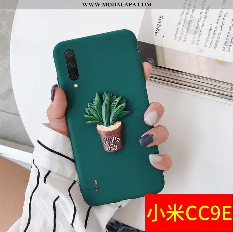 Capa Xiaomi Mi A3 Criativas Bonitos Capas Verde Telemóvel Personalizada Protetoras Online