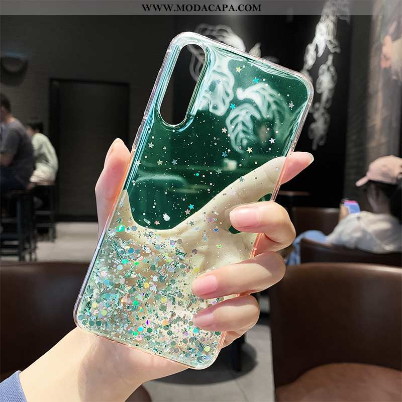 Capas Xiaomi Mi A3 Tendencia Branco Transparente Pequena Completa Cases Venda