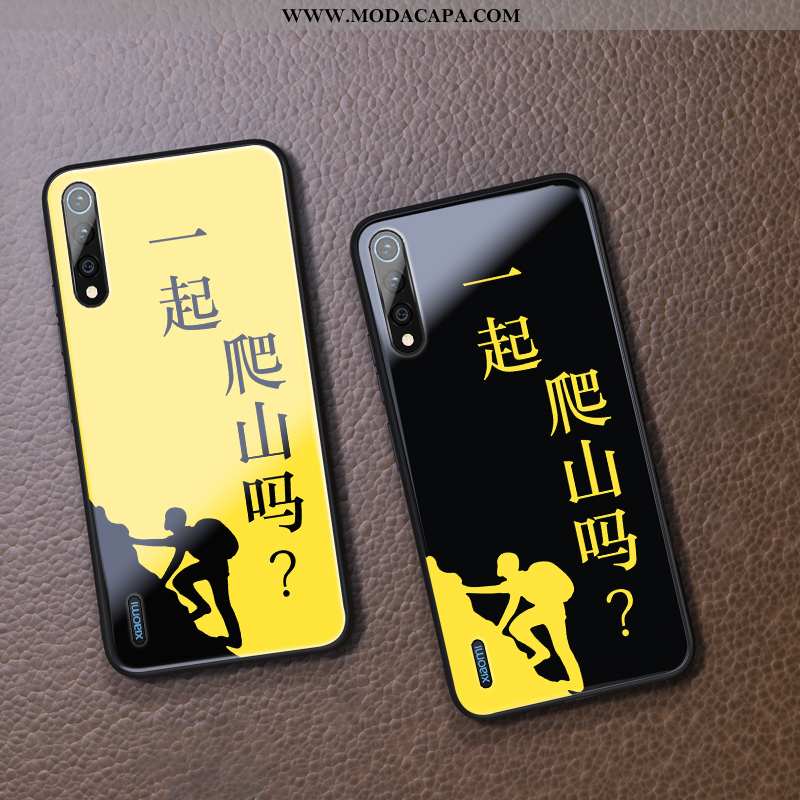 Capa Xiaomi Mi A3 Criativas Amarelo Protetoras Customizadas Telinha Cases Telemóvel Online