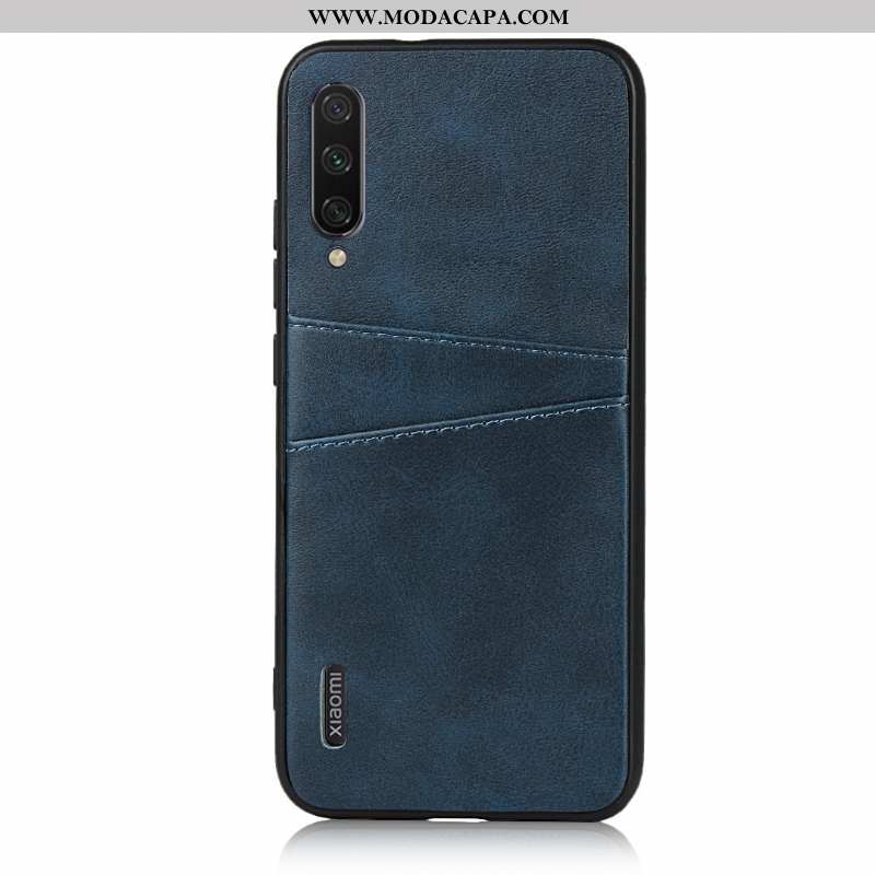 Capa Xiaomi Mi A3 Couro Simples Antiqueda Business Capas Preto Cases Barato