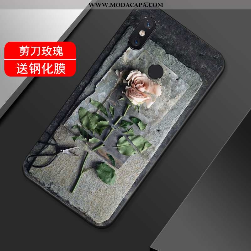 Capas Xiaomi Mi Max 3 Soft Malha Completa Pequena Antiqueda Telemóvel Venda