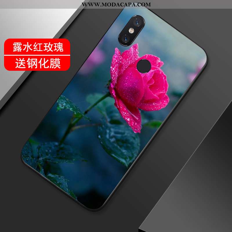 Capas Xiaomi Mi Max 3 Soft Malha Completa Pequena Antiqueda Telemóvel Venda