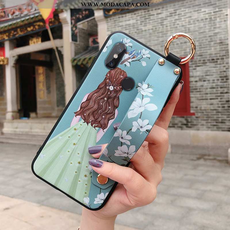 Capas Xiaomi Mi Max 3 Personalizada Roxa Casaco Wrisband Protetoras Antiqueda Completa Venda