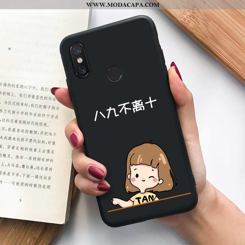 Capas Xiaomi Mi Max 3 Criativas Silicone Desenho Animado Bonitos Vermelho Telinha Tendencia Venda