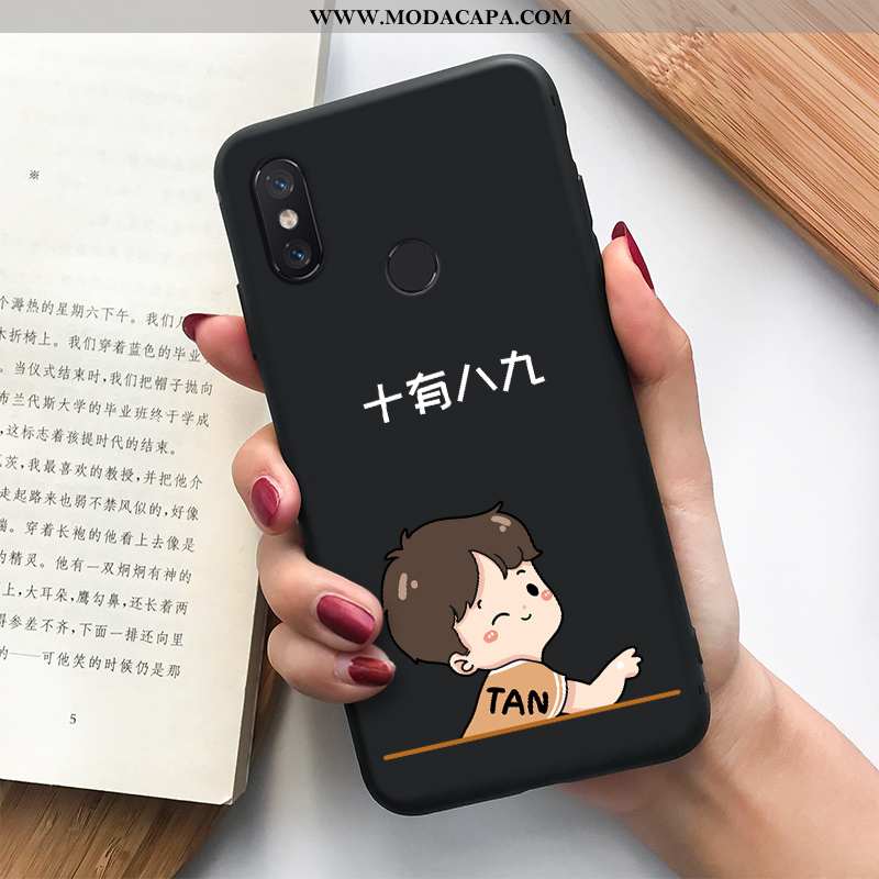 Capas Xiaomi Mi Max 3 Criativas Silicone Desenho Animado Bonitos Vermelho Telinha Tendencia Venda