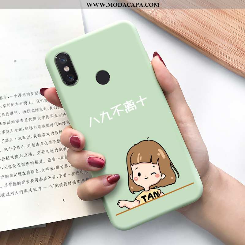 Capas Xiaomi Mi Max 3 Criativas Silicone Desenho Animado Bonitos Vermelho Telinha Tendencia Venda