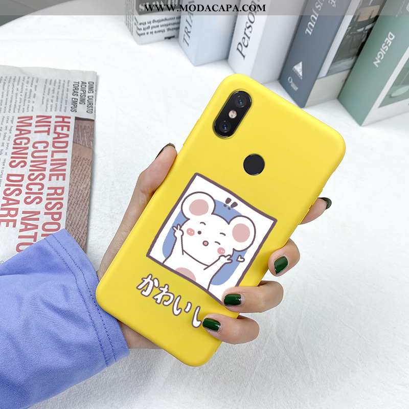 Capa Xiaomi Mi Max 3 Silicone Completa Soft Telemóvel Moda Tendencia Telinha Comprar