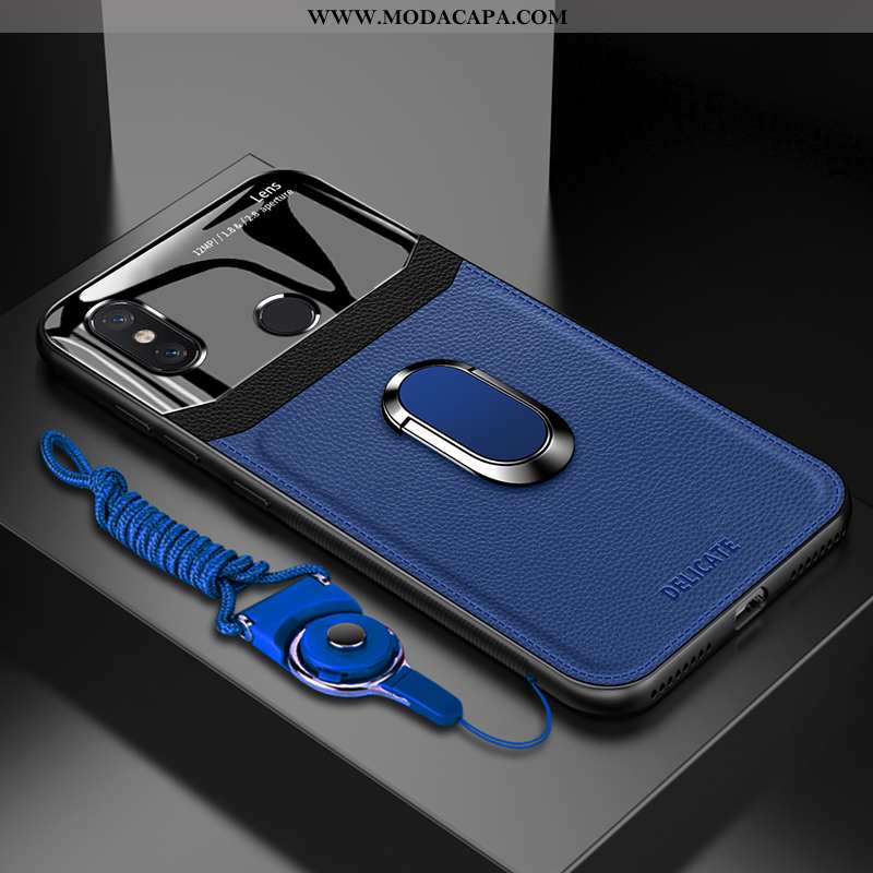 Capa Xiaomi Mi Max 3 Personalizada Couro Capas Tendencia Telemóvel Vermelho Soft Venda