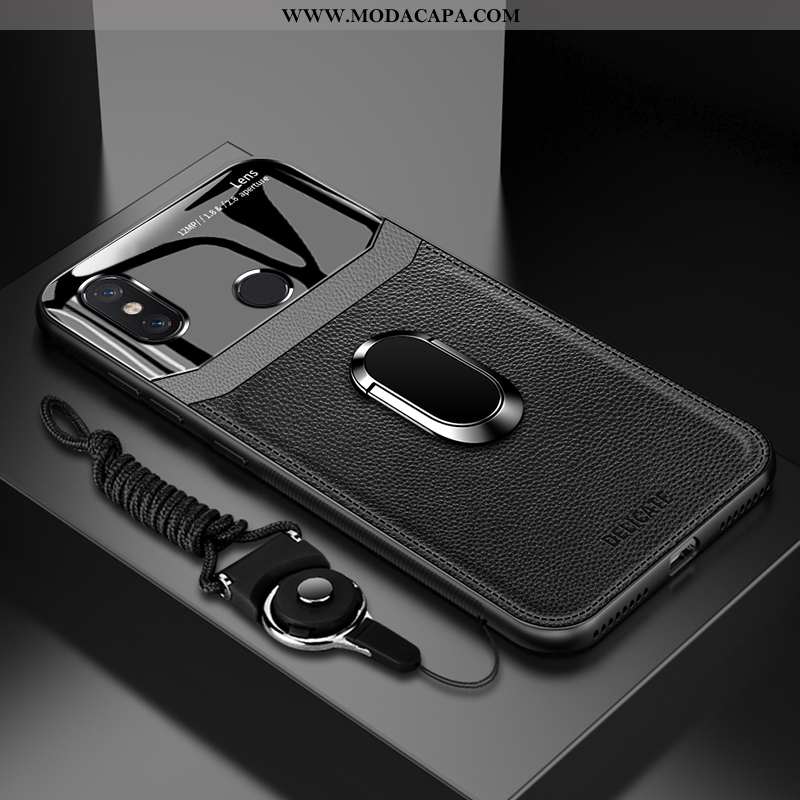 Capa Xiaomi Mi Max 3 Personalizada Couro Capas Tendencia Telemóvel Vermelho Soft Venda