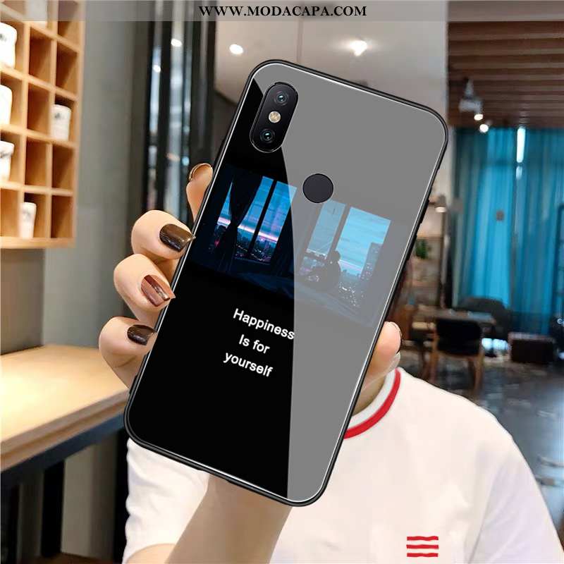 Capas Xiaomi Mi Max 3 Silicone Antiqueda Aço Soft Frente Telemóvel Completa Baratas