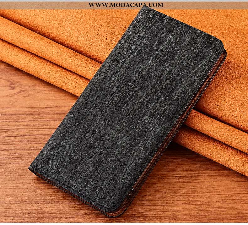 Capas Xiaomi Mi Max 3 Couro Genuíno Antiqueda Silicone Cases Preto Protetoras Barato