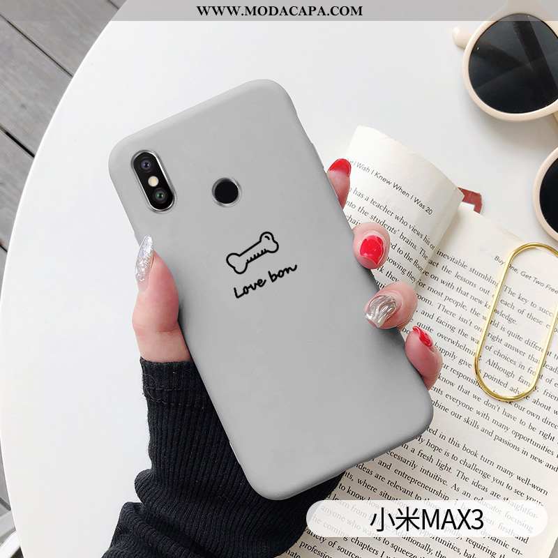 Capas Xiaomi Mi Max 3 Personalizada Telinha Casal Antiqueda Vermelho Malha Claro Barato